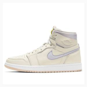 Beige Nike Zoom Air CMFT (W) Basketball Shoes Women's Air Jordan 1 | JD-480VY