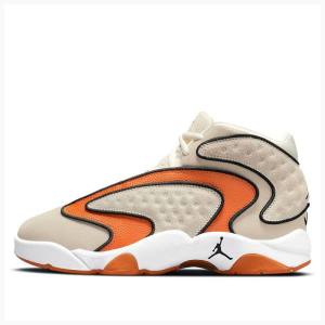 Beige / Orange Nike OG Basketball Shoes Women's Air Jordan | JD-875QS