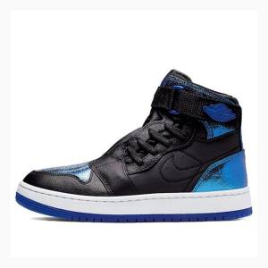 Black / Blue Nike Nova XX Game Royal Basketball Shoes Women's Air Jordan 1 | JD-618JT