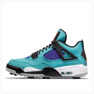 Black / Blue / Purple Nike Golf NRG ACG Basketball Shoes Men's Air Jordan 4 | JD-079BT