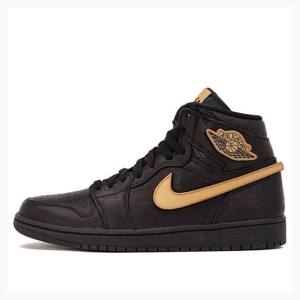 Black / Brown Nike Retro High BHM Basketball Shoes Men's Air Jordan 1 | JD-763QH