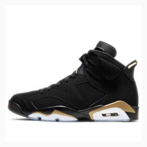 Black / Gold Nike Retro DMP Defining Moments Basketball Shoes Men's Air Jordan 6 | JD-073YT