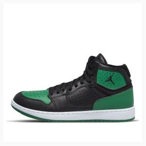 Black / Green Nike Access Basketball Shoes Men's Air Jordan | JD-315CK