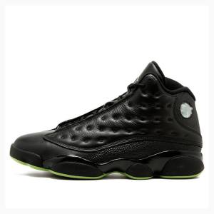 Black / Green Nike Retro Altitude Basketball Shoes Men's Air Jordan 13 | JD-724FB