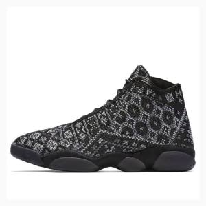 Black / Grey Nike Horizon PRM 'PSNY' Basketball Shoes Men's Air Jordan | JD-861SO