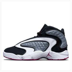 Black / Grey Nike OG Fuchsia Basketball Shoes Women's Air Jordan | JD-160VB