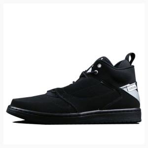 Black Nike Fadeaway Basketball Shoes Men's Air Jordan | JD-984PZ