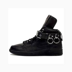 Black Nike High STRAP SP JORDAN LEGACY Basketball Shoes Men's Air Jordan 1 | JD-845BT