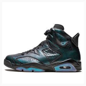 Black Nike Retro AS All-Star - Chameleon Basketball Shoes Men's Air Jordan 6 | JD-687UO