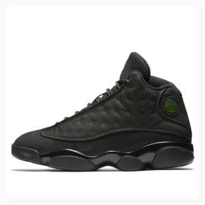 Black Nike Retro Basketball Shoes Men's Air Jordan 13 | JD-785XZ