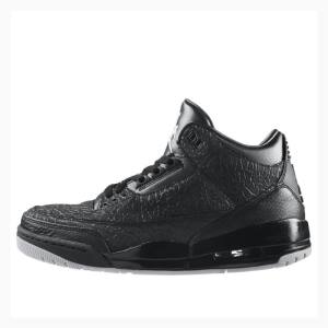 Black Nike Retro Flip Basketball Shoes Men's Air Jordan 3 | JD-451JD