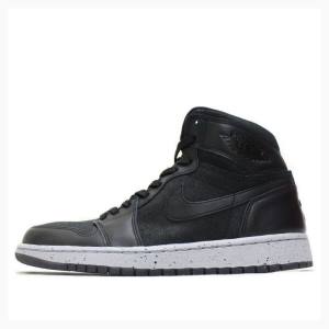 Black Nike Retro High NYC '23NY' Basketball Shoes Men's Air Jordan 1 | JD-296XH