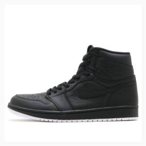 Black Nike Retro High OG Perforated Pack Basketball Shoes Men's Air Jordan 1 | JD-832GI