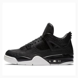 Black Nike Retro Premium Pinnacle Basketball Shoes Men's Air Jordan 4 | JD-719XV