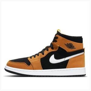 Black / Orange Nike High Zoom Air CMFT Rookie Of The Year Basketball Shoes Men's Air Jordan 1 | JD-748ZC