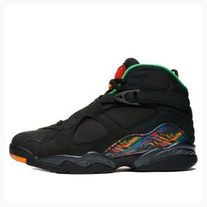 Black / Orange Nike Retro Air Raid Basketball Shoes Men's Air Jordan 8 | JD-925IX