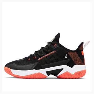 Black / Orange / White Nike One Take 2 PF Russell Westbrook2 Competition Basketball Shoes Men's Air Jordan | JD-038SU