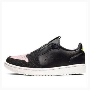 Black / Pink Nike Low Slip 'Silt Red' Sneakers Women's Air Jordan 1 | JD-369RU