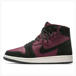 Black / Purple Nike High Rebel XX 'Bordeaux' Phantom Basketball Shoes Women's Air Jordan 1 | JD-915ZV