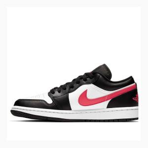 Black / Red Nike Low Siren Sneakers Women's Air Jordan 1 | JD-049KC