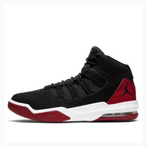 Black / Red Nike Max Aura Basketball Shoes Men's Air Jordan | JD-095XR