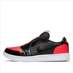 Black / Red Nike RET Low SLIP JORDAN LEGACY Sneakers Women's Air Jordan 1 | JD-834LH