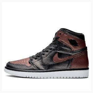 Black / Red Nike Retro High OG Fearless Basketball Shoes Women's Air Jordan 1 | JD-357SW