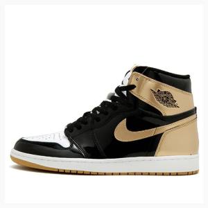 Black / Red Nike Retro High OG NRG ComplexCon - Gold Top 3 Basketball Shoes Men's Air Jordan 1 | JD-895PQ