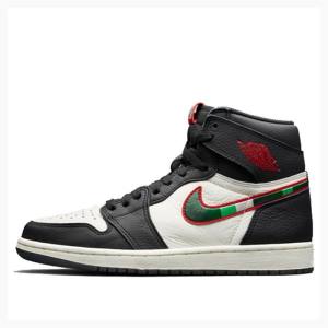 Black / Red Nike Retro High OG Sports Illustrated Basketball Shoes Men's Air Jordan 1 | JD-962NK