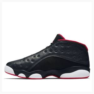 Black / Red Nike Retro Low Bred Sneakers Men's Air Jordan 13 | JD-579JK