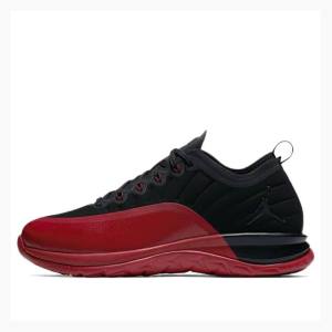 Black / Red Nike Trainer Prime Flu Game Basketball Shoes Men's Air Jordan | JD-935GK