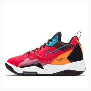 Black / Red / Orange Nike Zoom 92 Basketball Shoes Women's Air Jordan | JD-013KP