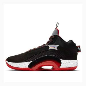 Black / Red / White Nike Bred Basketball Shoes Men's Air Jordan 35 | JD-453LK