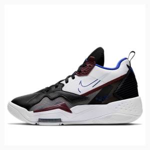 Black / White / Blue Nike Zoom 92 Basketball Shoes Women's Air Jordan | JD-652LJ