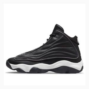 Black / White Nike Pro Strong Basketball Shoes Men's Air Jordan | JD-493TX