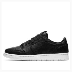 Black / White Nike Retro Basketball Shoes Women's Air Jordan 1 | JD-809RN