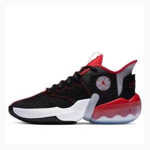 Black / White / Red Nike React Elevation PF Basketball Shoes Men's Air Jordan | JD-750QL