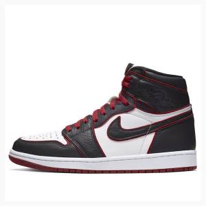 Black / White / Red Nike Retro High OG Basketball Shoes Men's Air Jordan 1 | JD-543OX