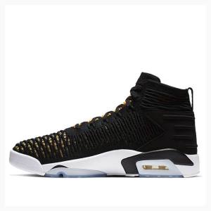 Black / Yellow Nike Flyknit Elevation 23 Basketball Shoes Men's Air Jordan | JD-473CG