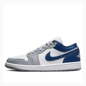 Blue / Grey Nike Low LA Dodgers Sneakers Women's Air Jordan 1 | JD-419ZQ