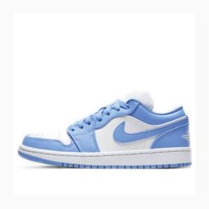 Blue Nike Low UNC UNC Sneakers Women's Air Jordan 1 | JD-715DU