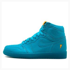 Blue Nike Retro HI OG G8RD Gatorade Basketball Shoes Men's Air Jordan 1 | JD-279ZP