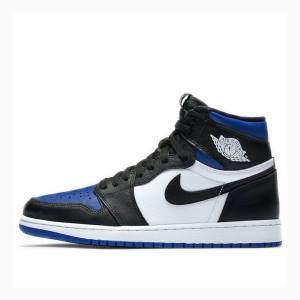 Blue Nike Retro High OG Royal Toe Basketball Shoes Men's Air Jordan 1 | JD-984ZW