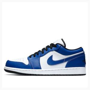 Blue Nike Retro Low Game Royal Sneakers Men's Air Jordan 1 | JD-645XW