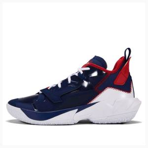 Blue / Red Nike Why Not Zer0.4 PF Void Basketball Shoes Men's Air Jordan | JD-729QU