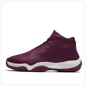 Bordeaux Nike Future Leather Basketball Shoes Women's Air Jordan | JD-146AY