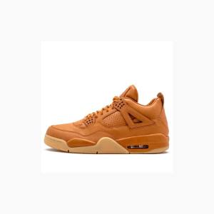 Brown Nike Retro Premium Wheat Basketball Shoes Men's Air Jordan 4 | JD-731MU