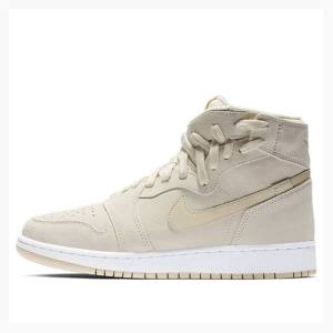 Cream Nike Rebel XX Desert Ore Basketball Shoes Women's Air Jordan 1 | JD-497VL