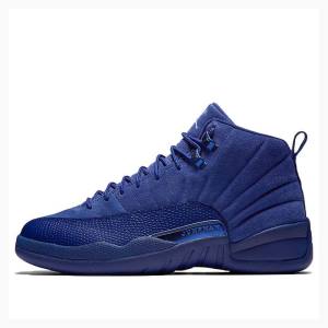 Dark Blue Nike Retro Basketball Shoes Men's Air Jordan 12 | JD-301IN