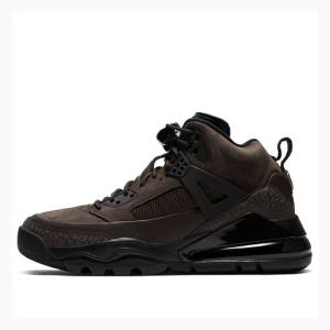 Dark Brown / Black Nike Spizike 270 Dark Brown Basketball Shoes Men's Air Jordan | JD-156HN